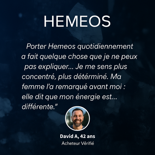 BRACELET HÉMATITE HEMEOS