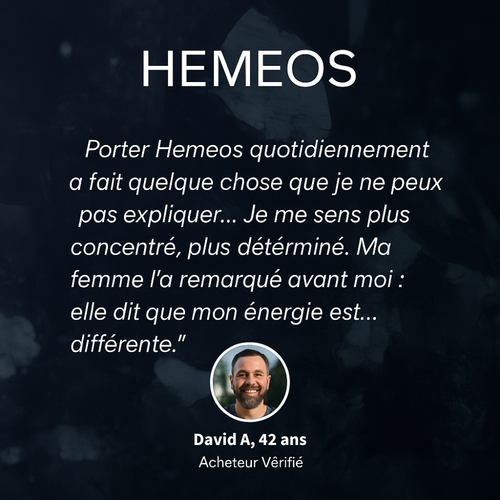 BRACELET HÉMATITE HEMEOS